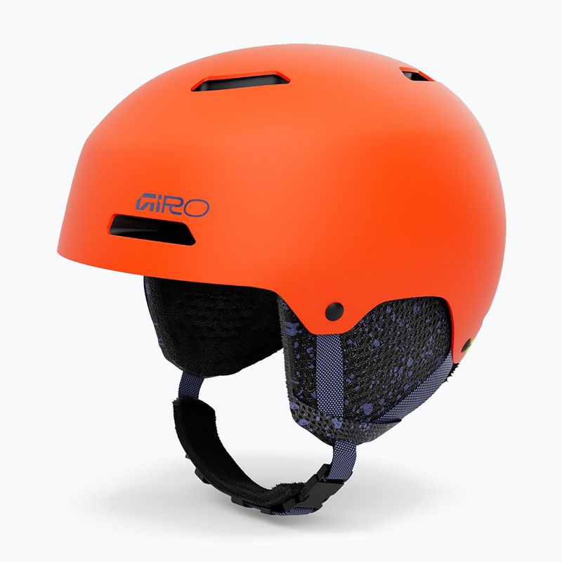 Детска скиорска каска Giro Crue matte orange 9