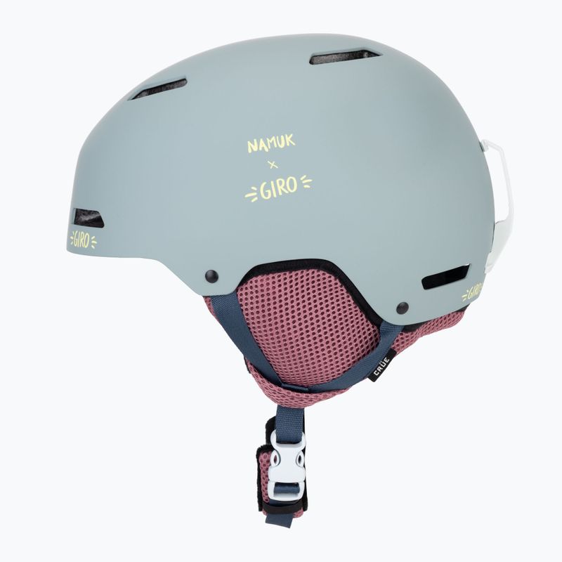 Детска скиорска каска Giro Crue matte light blue namuk 3