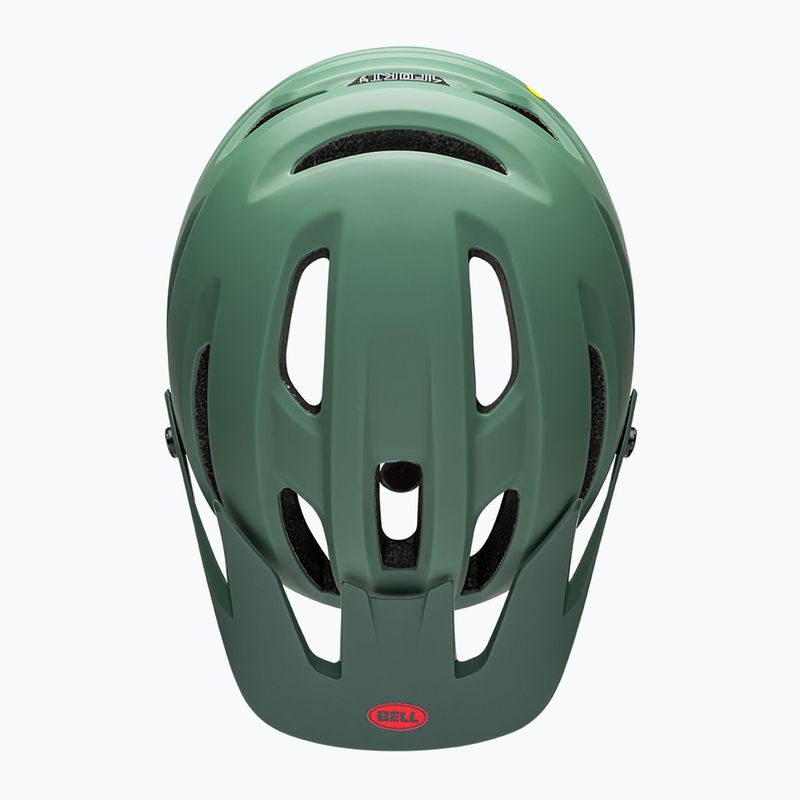 Велосипедна каска Bell 4Forty gloss dark green/infrared 4