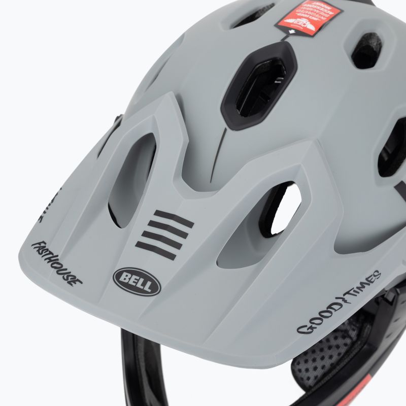 Велосипедна каска Bell FF Super DH MIPS Spherical matte gray/black 9