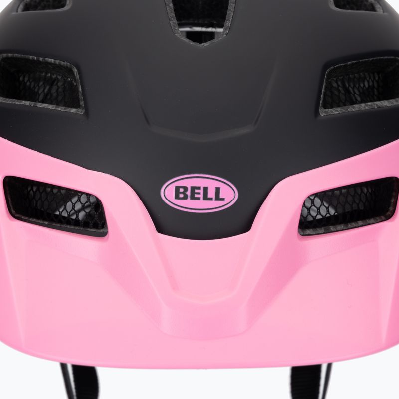 Детска велосипедна каска Bell Sidetrack Jr matte pink 7