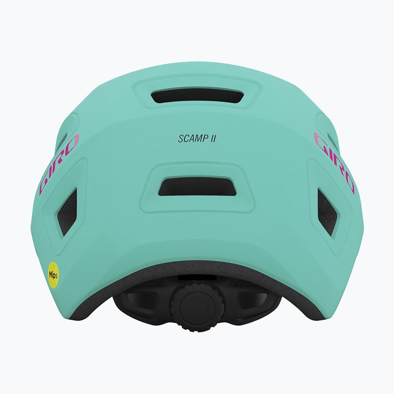Детска велосипедна каска Giro Scamp II matte screaming teal/bright pink 3