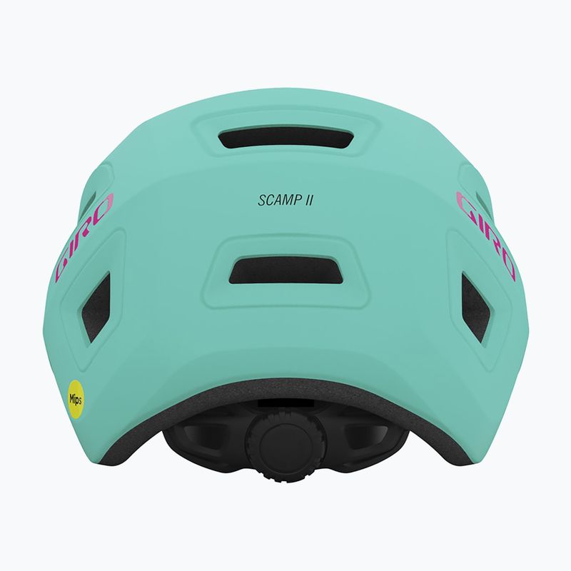 Детска велосипедна каска Giro Scamp II Integrated MIPS matte screaming teal/bright pink 3