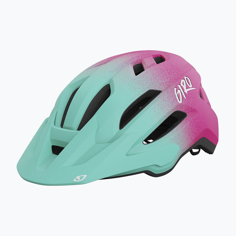 Детска велосипедна каска Giro Fixture II Integrated MIPS matte teal fade