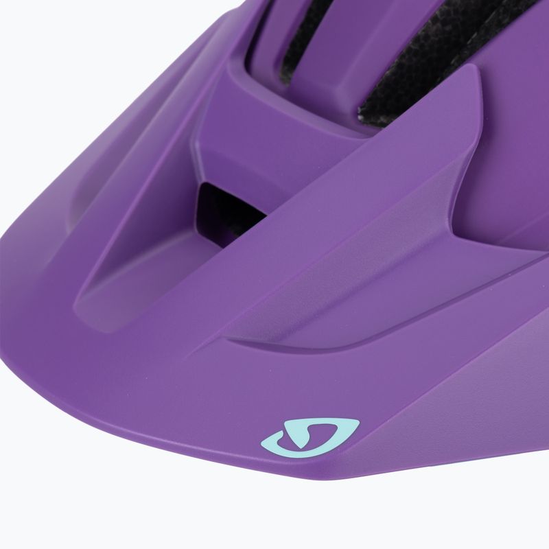 Детска велосипедна каска Giro Fixture II Integrated MIPS matte purple ripple 7