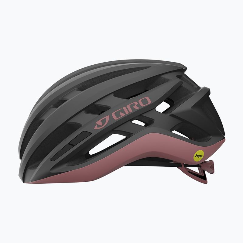 Велосипедна каска Giro Agilis Integrated MIPS matte metallic coal/dusty rose 2