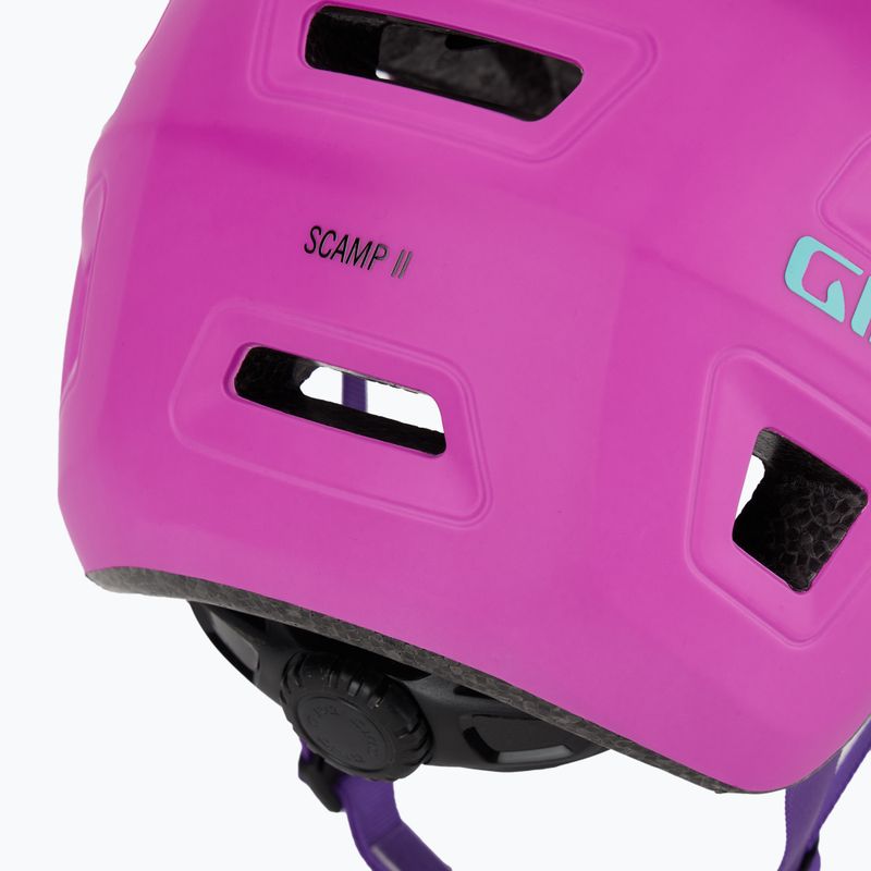 Детска велосипедна каска Giro Scamp II Jr matte purple 7