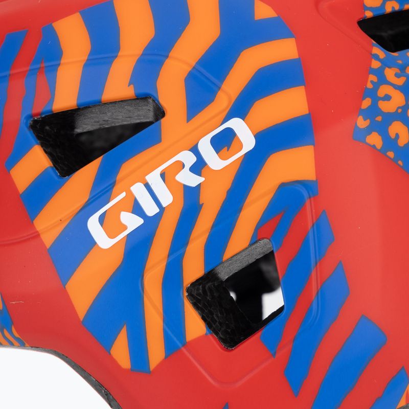 Детска велосипедна каска Giro Scamp II Jr matte red animal 8