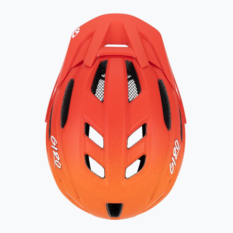 Детска велосипедна каска Giro Fixture II matte red fade 6