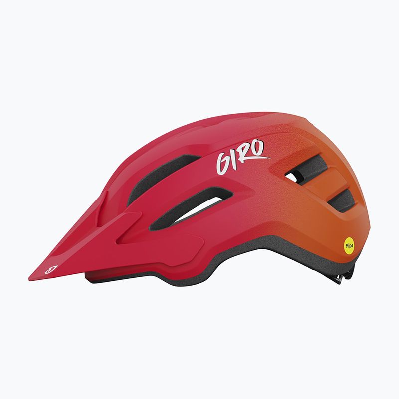 Детска велосипедна каска Giro Fixture II matte red fade 2