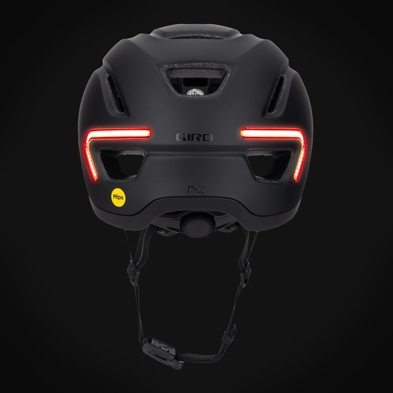 Велосипедна каска Giro Ethos Integrated MIPS LED matte black 8