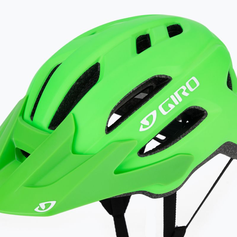 Детска велосипедна каска Giro Fixture II matte bright green 7