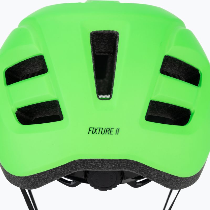Детска велосипедна каска Giro Fixture II matte bright green 9