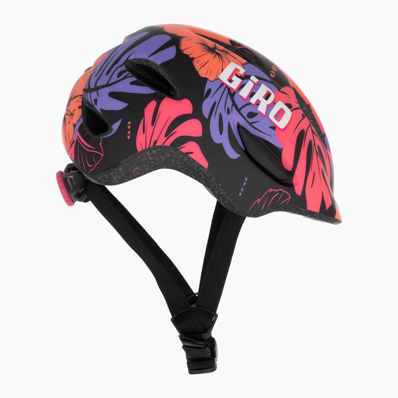 Детска велосипедна каска Giro Scamp Integrated MIPS matte black floral 4