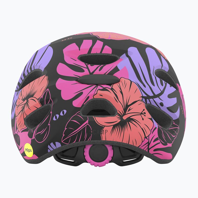 Детска велосипедна каска Giro Scamp Integrated MIPS matte black floral 9