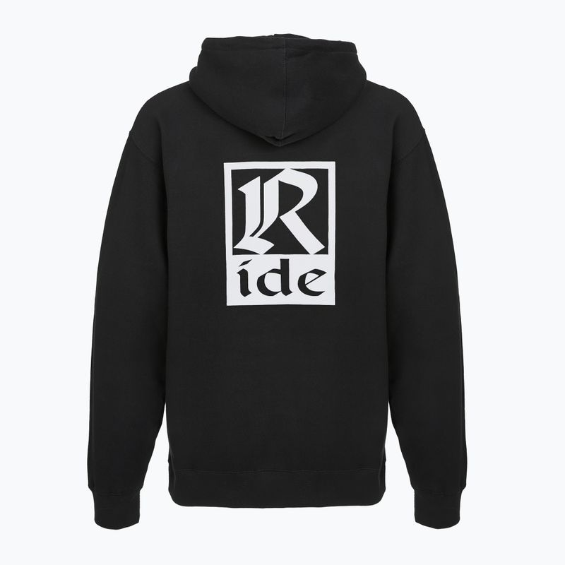 Мъжки суитшърт RIDE Old English Hoody black 2