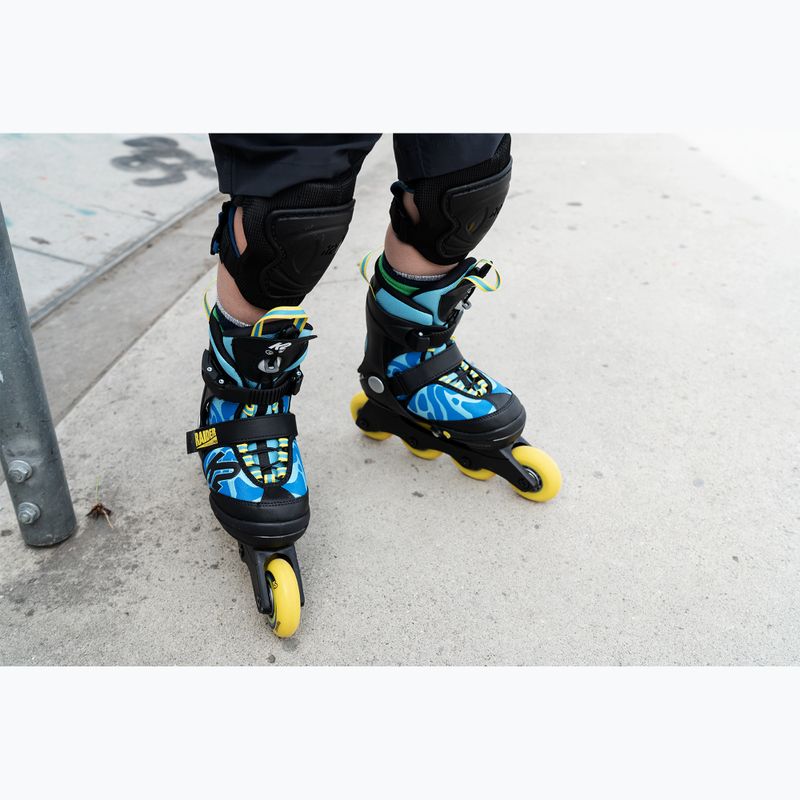 Детски ролери K2 Raider Pro blue/yellow 5