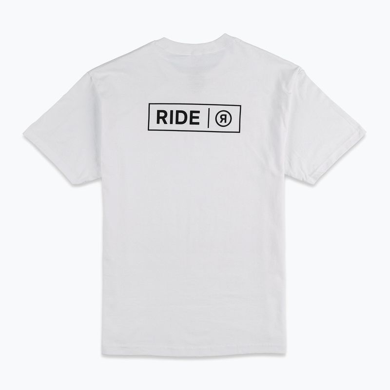 Мъжка тениска RIDE Logo Tee white 2