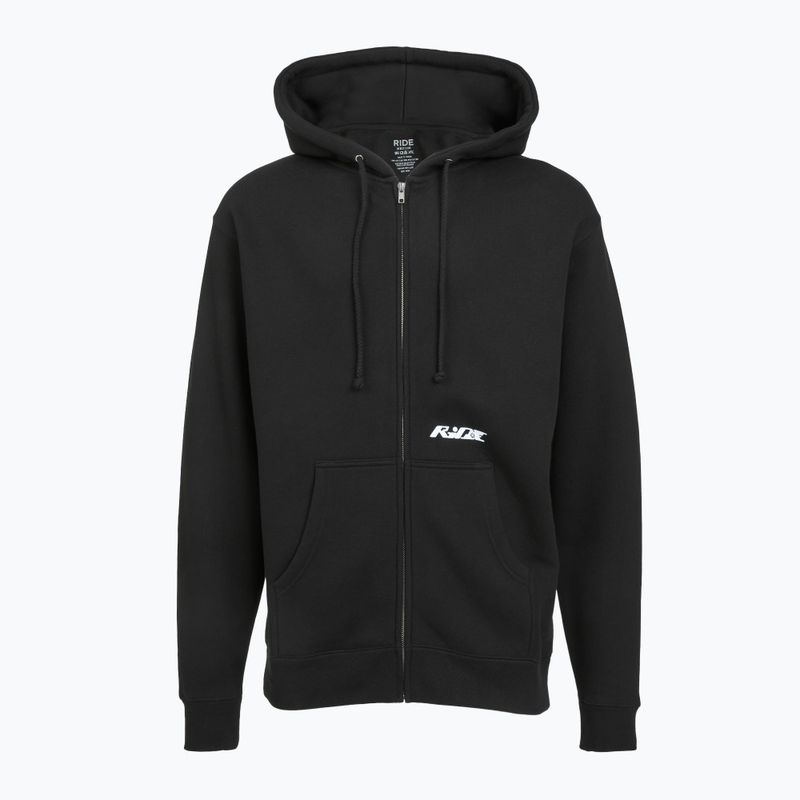 Мъжки суитшърт RIDE Techno FZ black