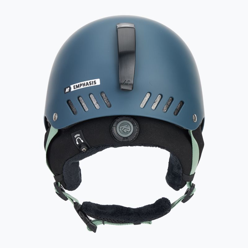 Ски каска K2 Emphasis pearl dark teal 3