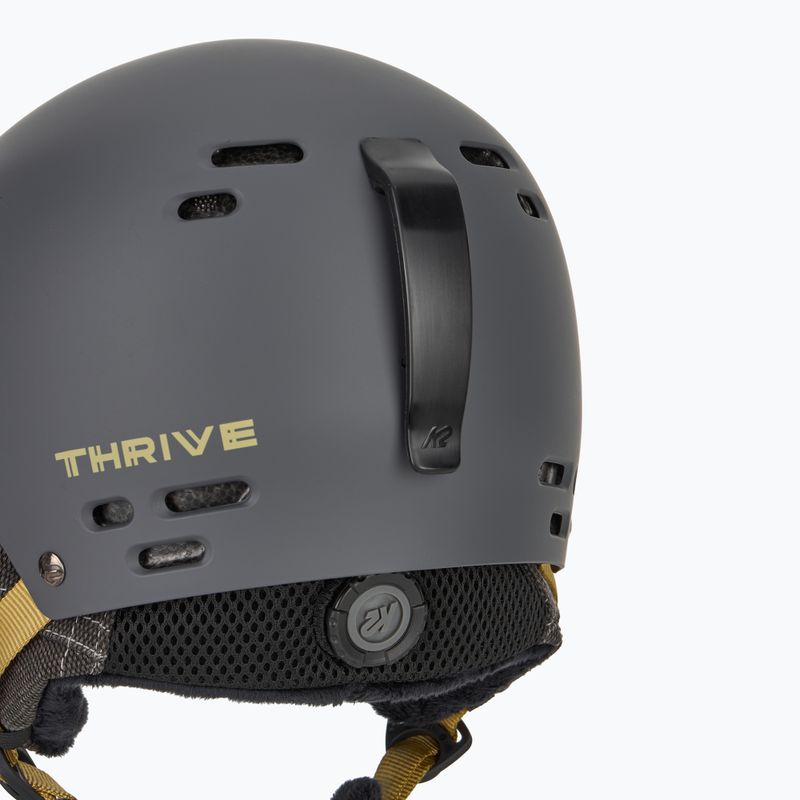 Ски каска K2 Thrive dark grey 7