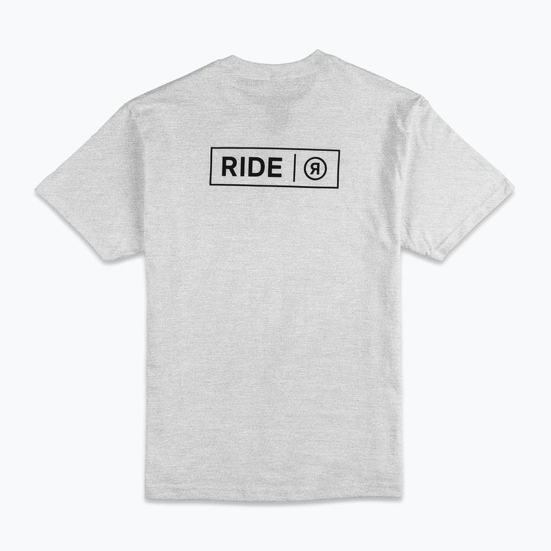 Мъжка тениска RIDE Logo Tee heather grey 2