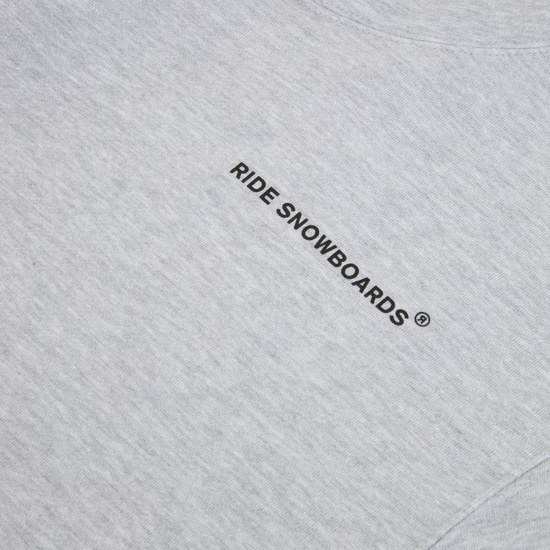 Мъжки суитшърт RIDE Old English Hoody heather grey 3