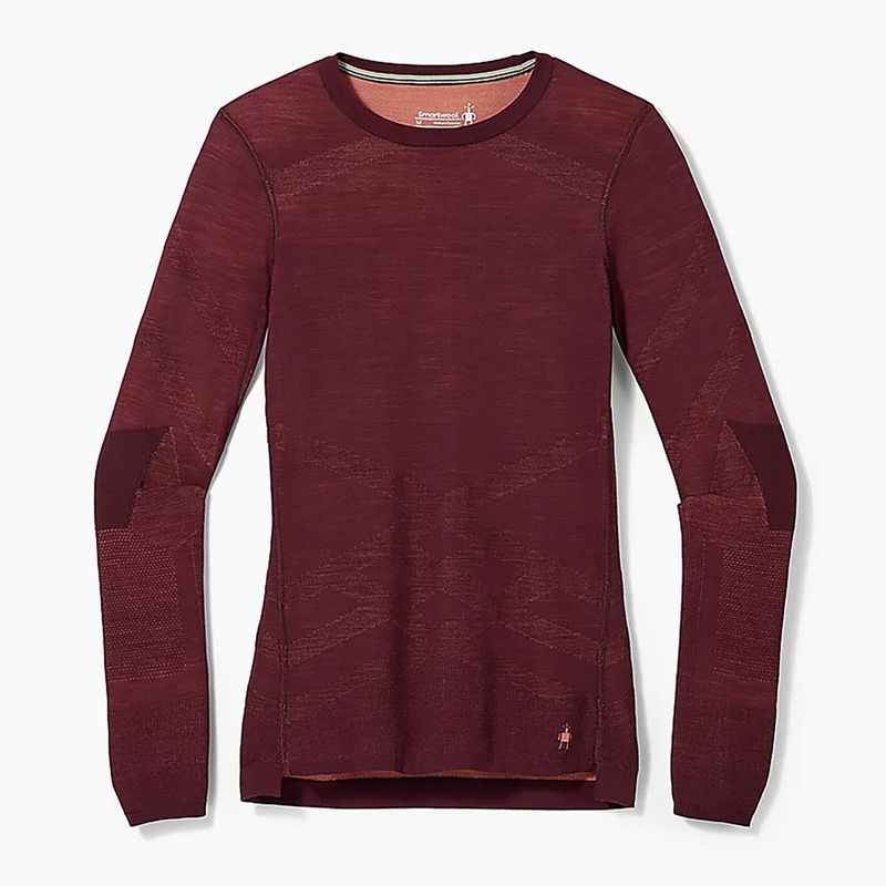 Дамска термоактивна блуза Smartwool Intraknit Merino 200 Crew black cherry 4