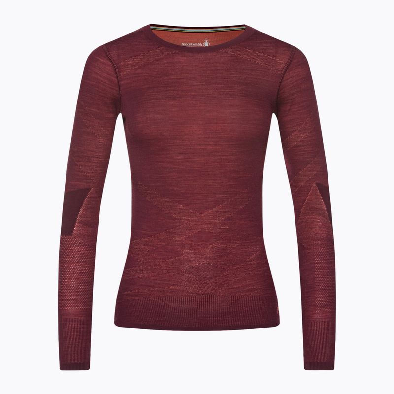 Дамска термоактивна блуза Smartwool Intraknit Merino 200 Crew black cherry