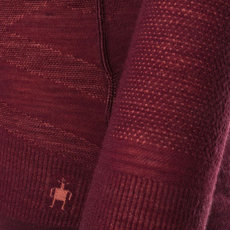 Дамска термоактивна блуза Smartwool Intraknit Merino 200 Crew black cherry 3