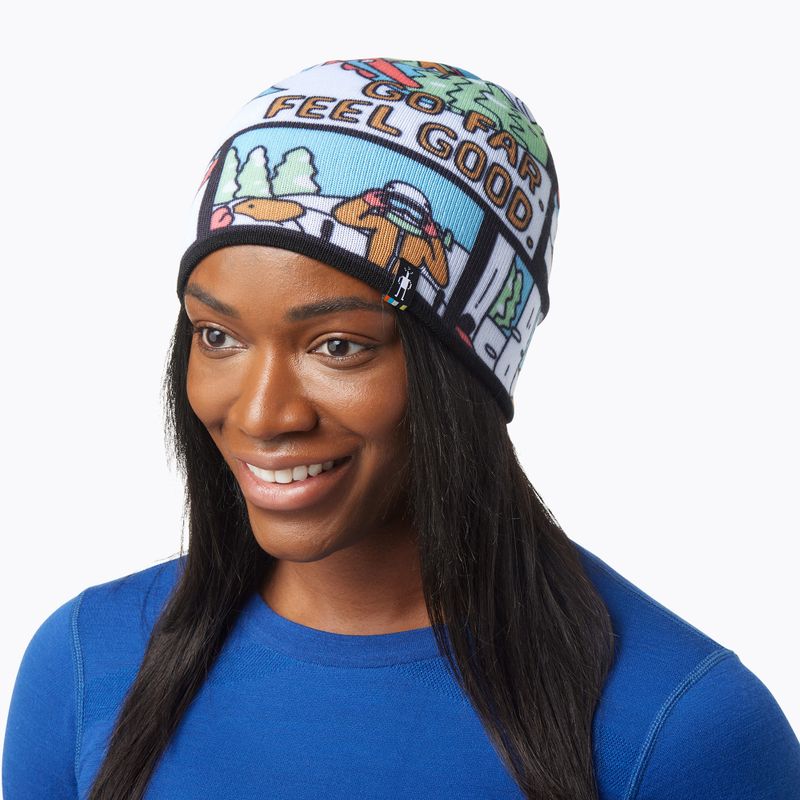Smartwool Winter Adventure Print цветна шапка 18104-150 8