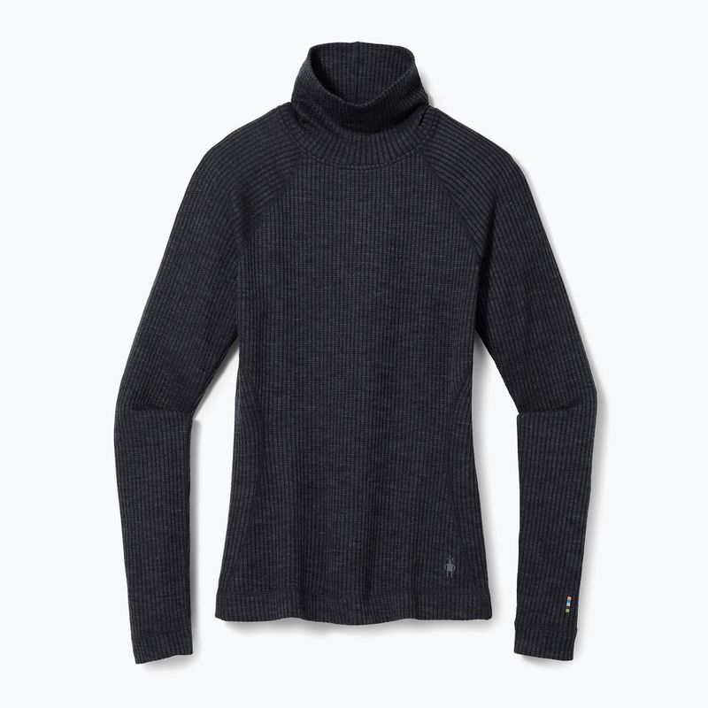 Дамска термоактивна блуза Smartwool Thermal Merino Rib Turtleneck charcoal heather 4