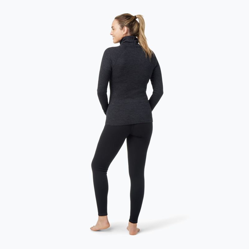 Дамска термоактивна блуза Smartwool Thermal Merino Rib Turtleneck charcoal heather 6