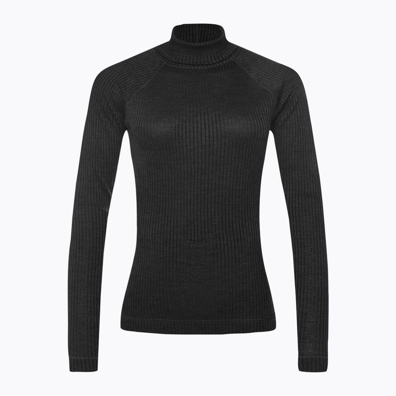 Дамска тениска Smartwool Thermal Merino Rib Turtleneck black 16690