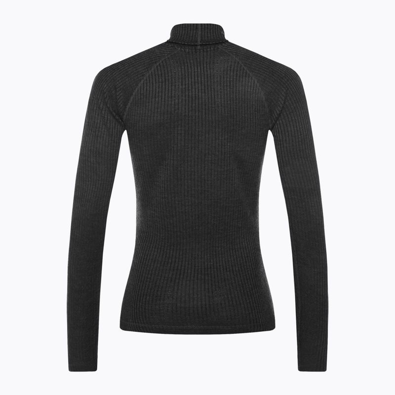 Дамска термоактивна блуза Smartwool Thermal Merino Rib Turtleneck charcoal heather 2