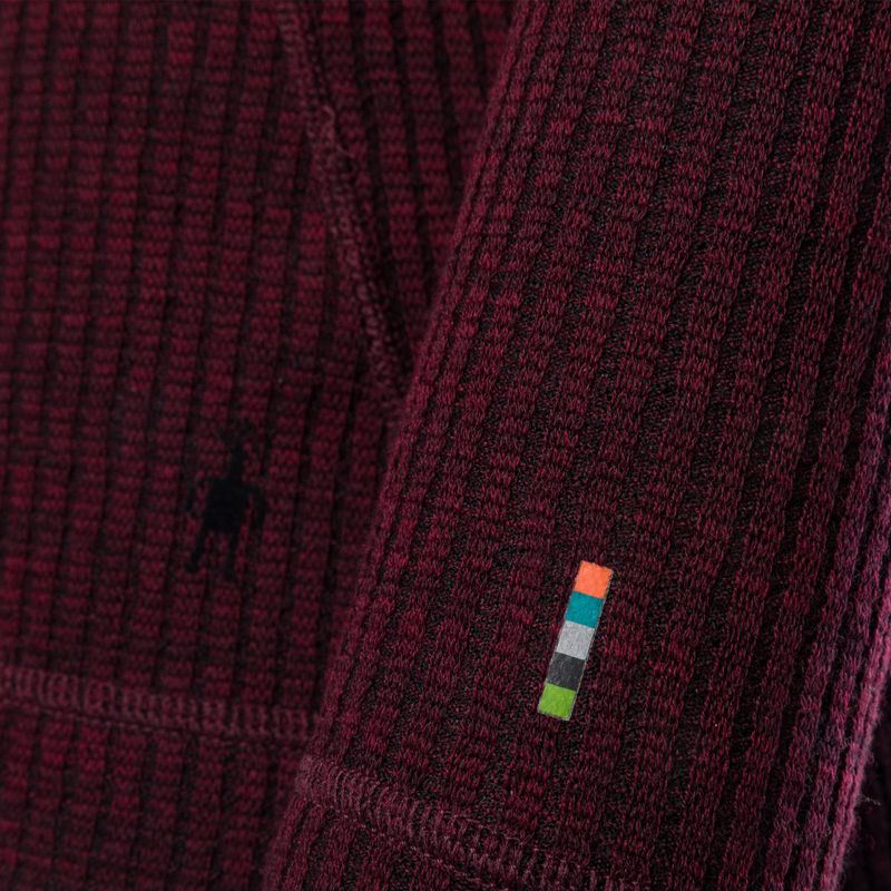 Дамска термоактивна блуза Smartwool Thermal Merino Rib Turtleneck black cherry heather 3
