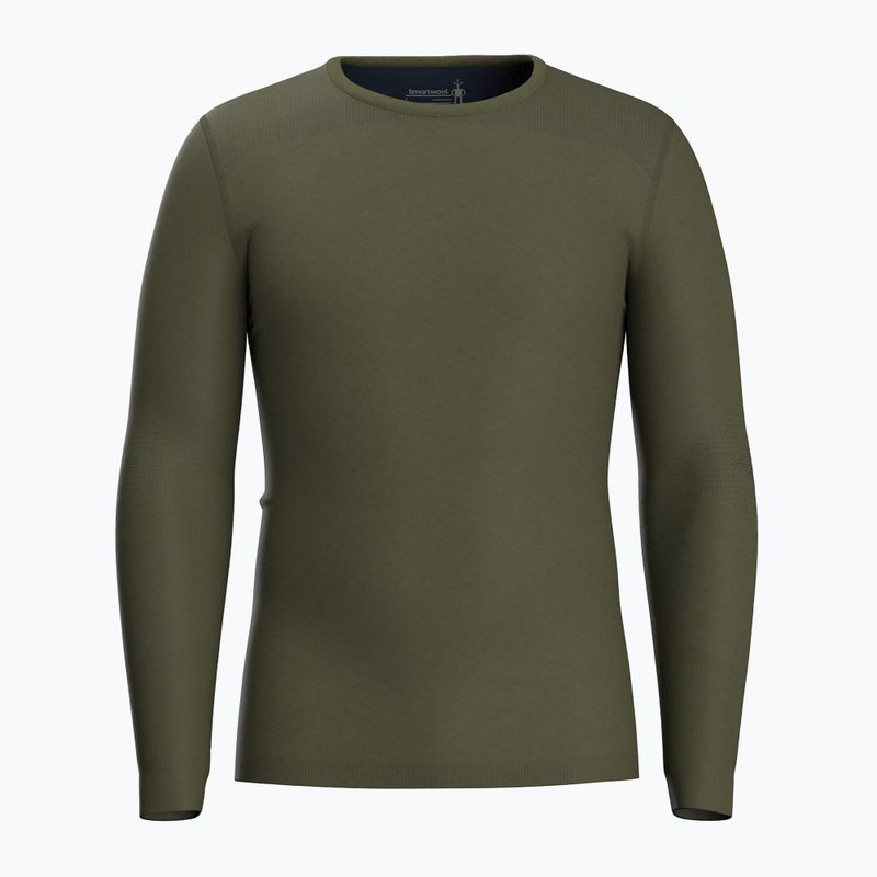 Мъжки термоактивен лонгслив Smartwool Intraknit Merino 200 Crew winter moss