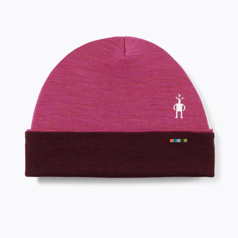 Зимна шапка с маншети Smartwool Thermal Merino Reversible Cuffed pink 0SW956-J61 4