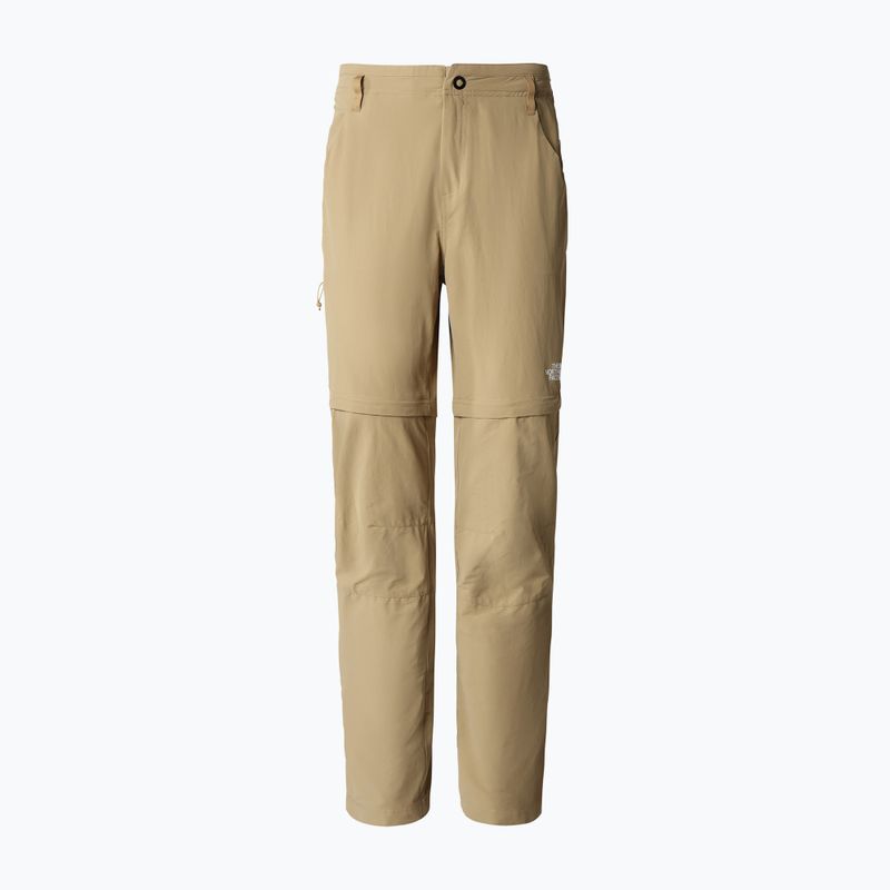 Дамски панталони за трекинг The North Face Exploration Conv Reg Straight beige NF0A7Z97PLX1