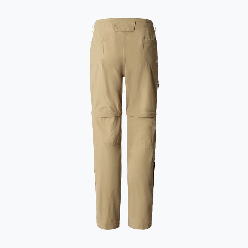 Дамски панталони за трекинг The North Face Exploration Conv Reg Straight beige NF0A7Z97PLX1 2