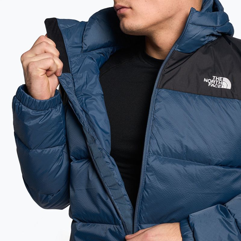 Мъжко пухено яке The North Face Diablo Down Hoodie shady blue/black 3