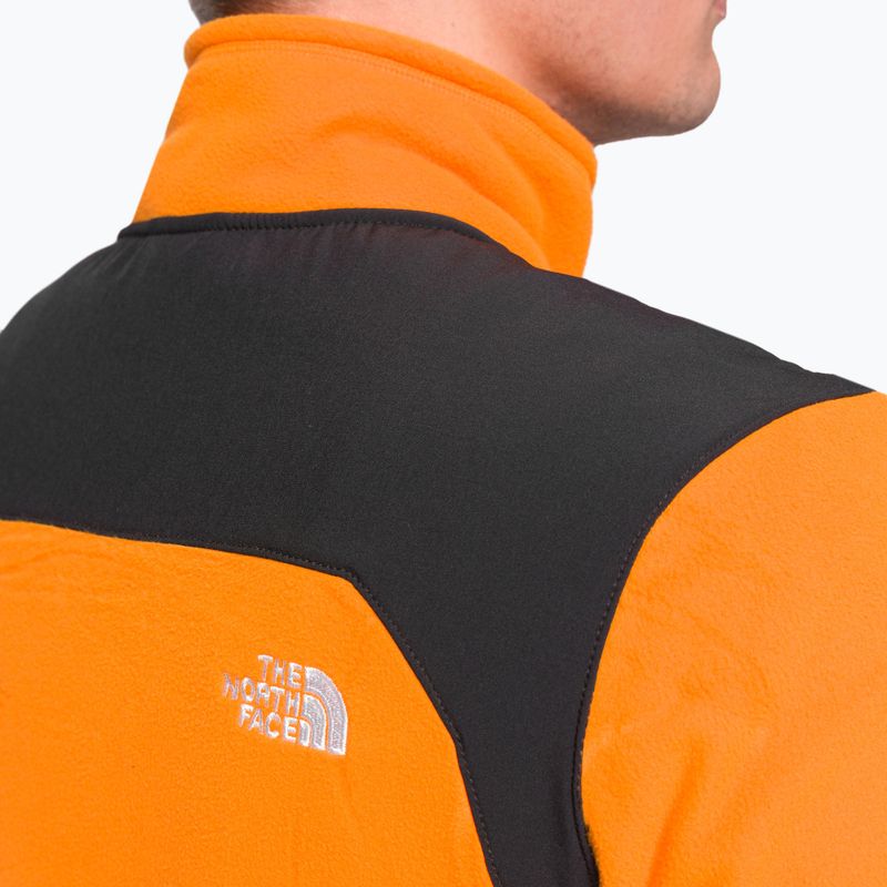 Мъжки поларен суитшърт The North Face Glacier Pro FZ black and orange NF0A5IHS7Q61 5