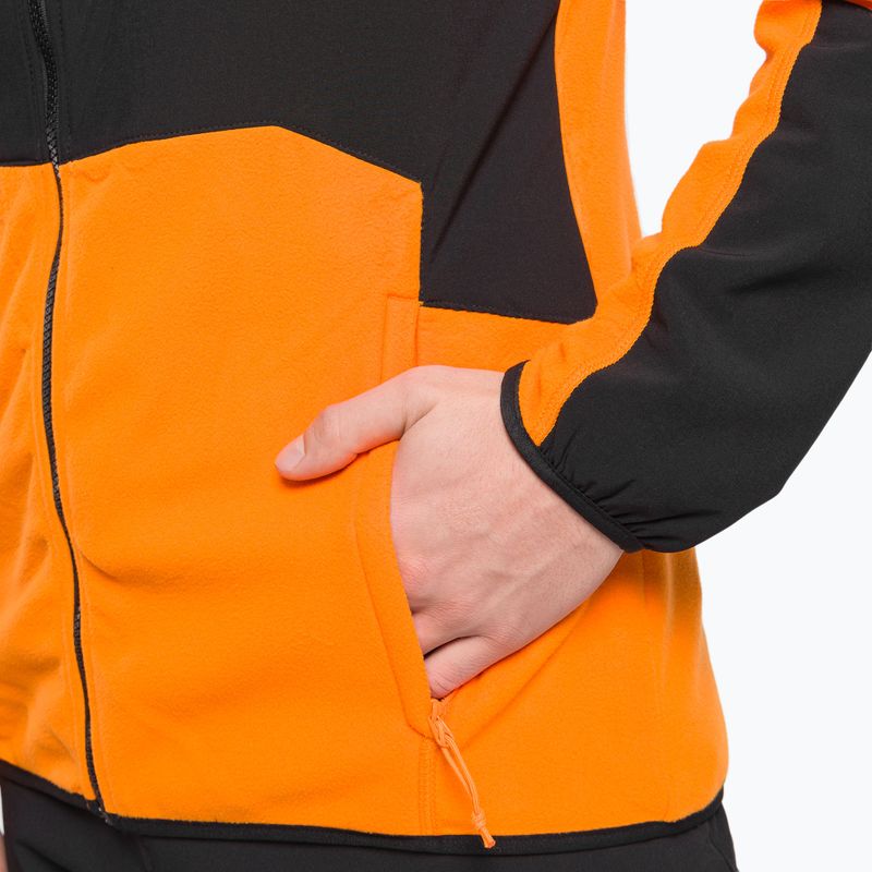 Мъжки поларен суитшърт The North Face Glacier Pro FZ black and orange NF0A5IHS7Q61 7