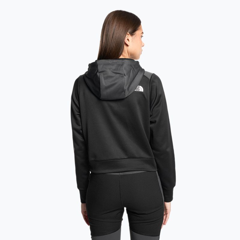 Суитшърт за трекинг за жени The North Face Reaxion Fleece P/O Hoodie black/grey NF0A7ZACKT01 2