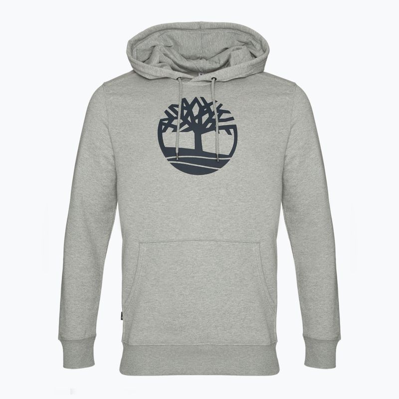 Мъжки суитшърт Timberland Tree Logo Hoodie medium grey heather