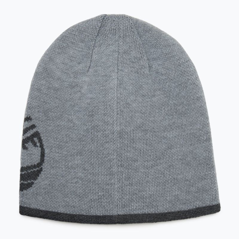 Мъжка зимна шапка Timberland Reversible Logo Beanie light grey heather 3