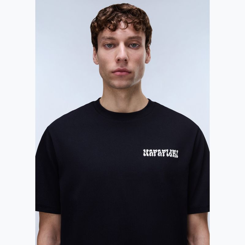Мъжка тениска Napapijri S-Sol black beauty 4
