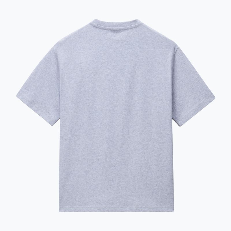 Мъжка тениска Napapijri S-Box Logo light grey melange 5