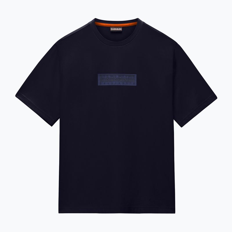Мъжка тениска Napapijri S-Box Logo blu marine 4