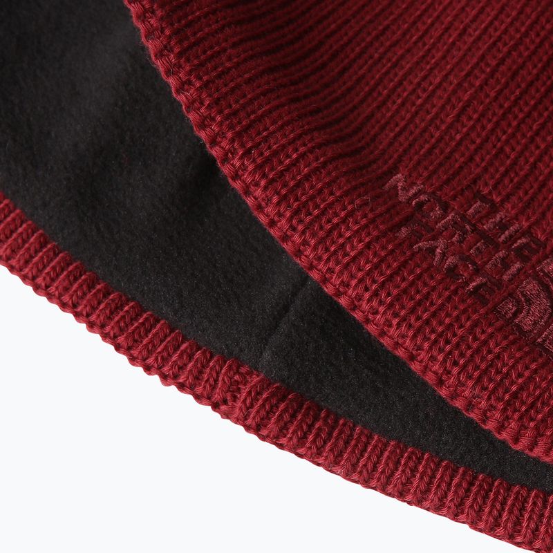 Зимна шапка The North Face Bones Recycled червена NF0A3FNS6R31 4